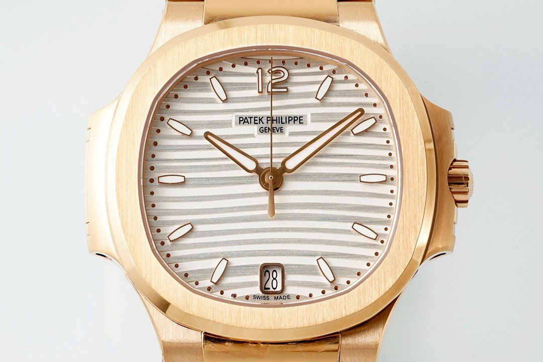 Bagsaaa Pat*k Phi1i*pe Nautilus gold rose 32 mm