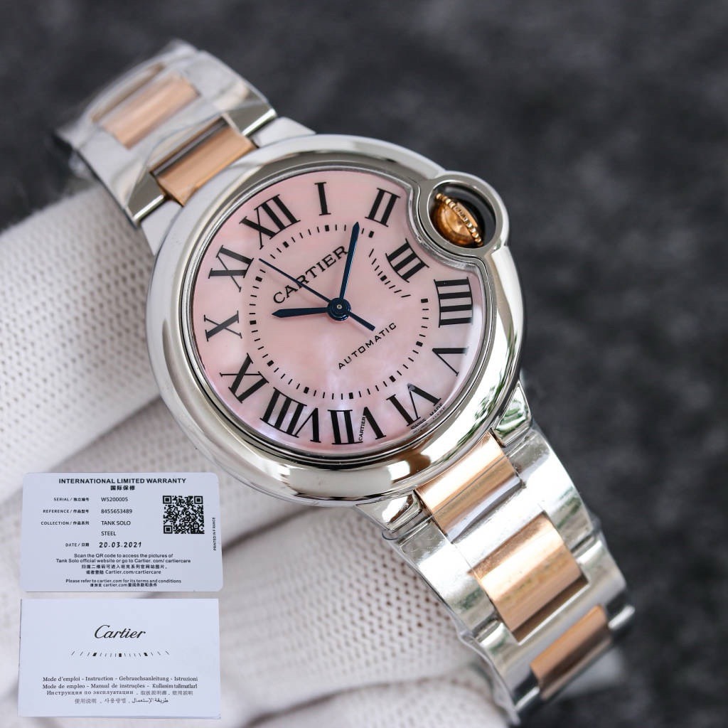 BAGSAAA CARITER BALLON BLEU DE Ca*t1er WATCH SILVER - 5 colors