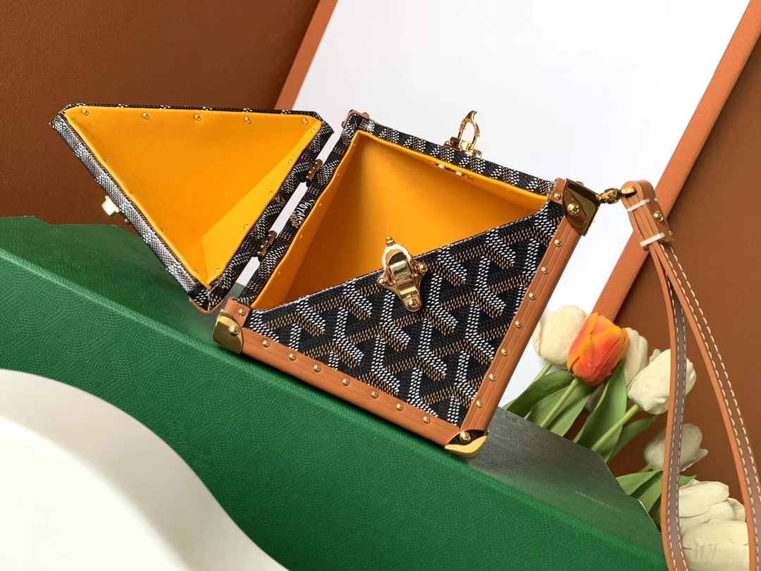 Bagsaa G09ard Dé Trunk Bag Metallic Black - 12.5*12.5*12.5CM