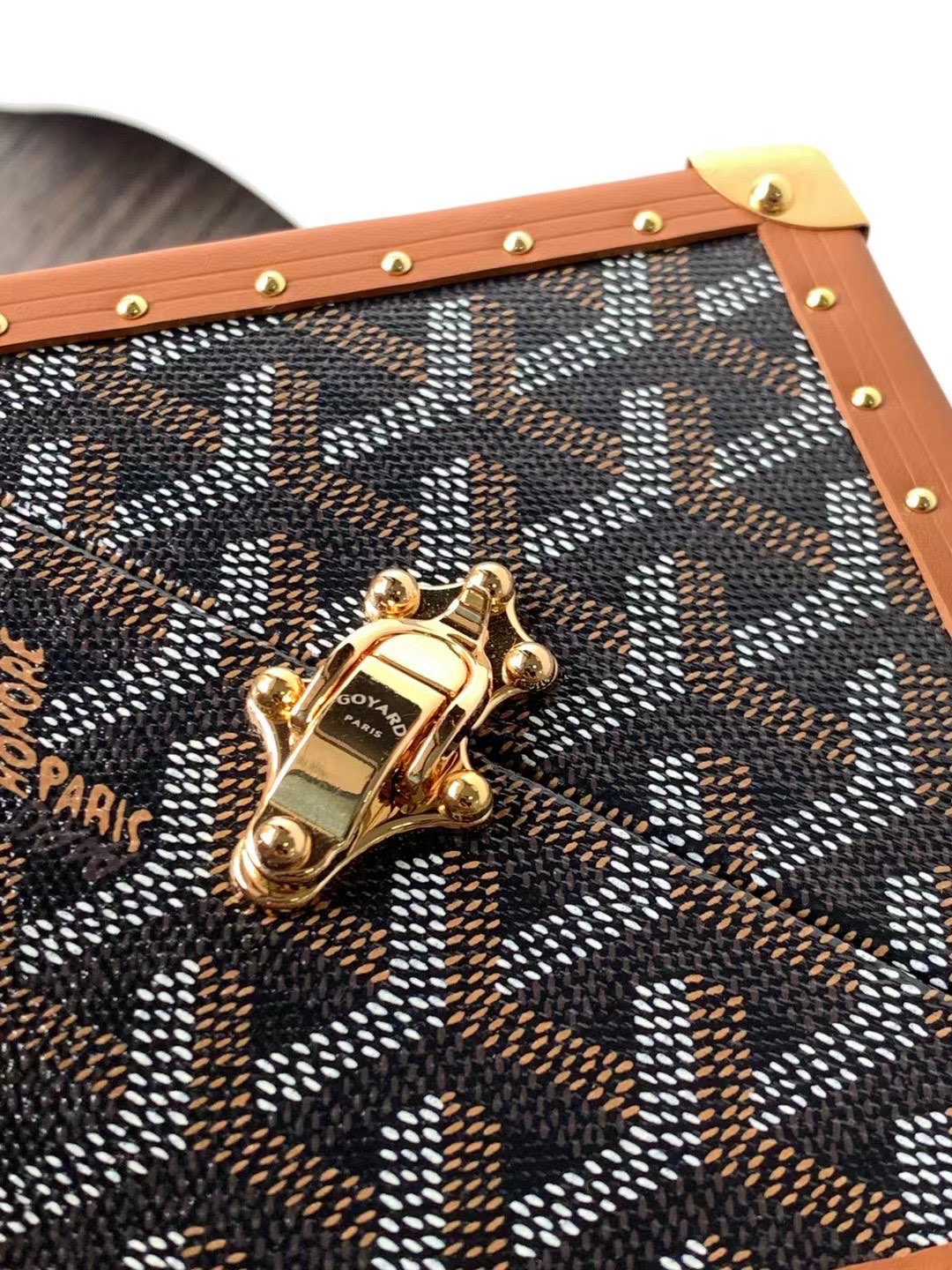 Bagsaa G09ard Dé Trunk Bag Metallic Black - 12.5*12.5*12.5CM