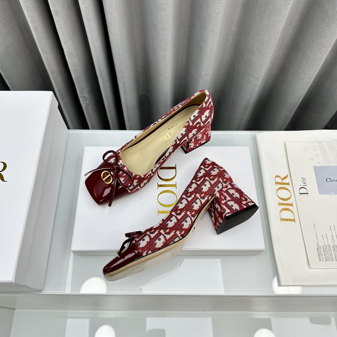 Bagsaaa D10r Oblique Red Heels