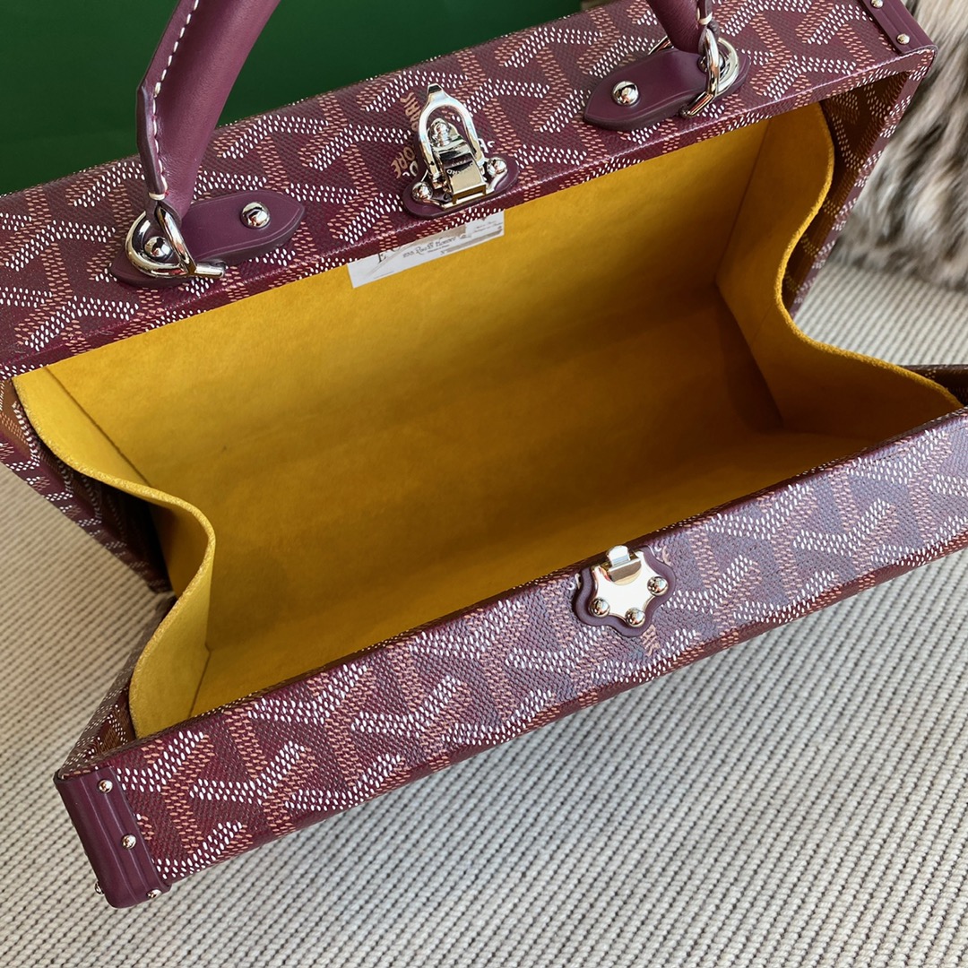 Bagsaaa G09ard Grand Hôtel Trunk Bag Burgundy