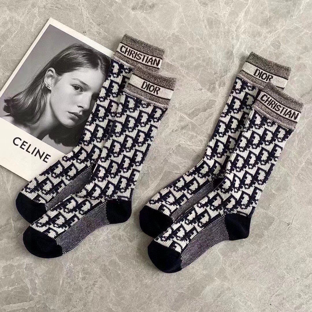 Bagsaaa D10r Oblique Black Socks