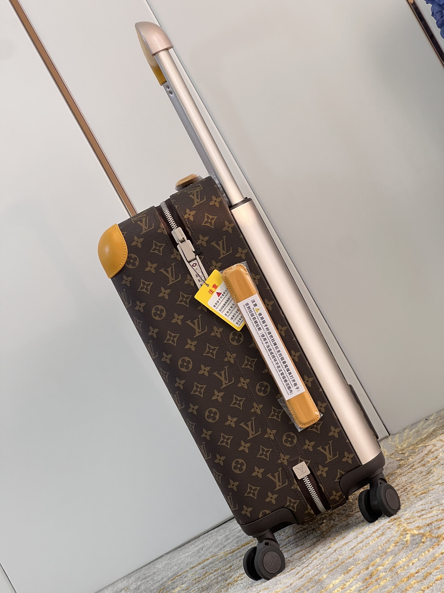 Bagsaaa L0vis Vvtt0n Monogram canvas Rolling Luggage Yellow - 35*23*53CM