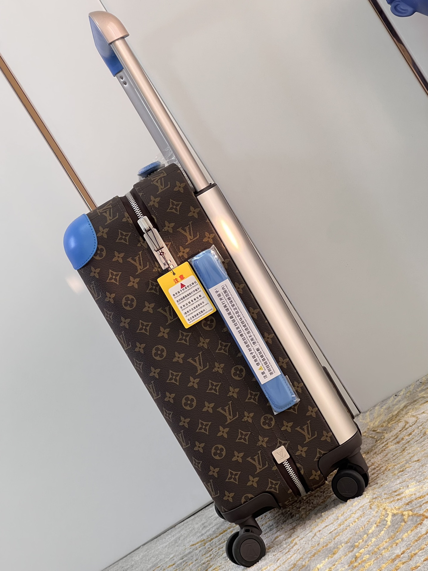 Bagsaaa L0vis Vvtt0n Monogram canvas Rolling Luggage Blue - 35*23*53CM