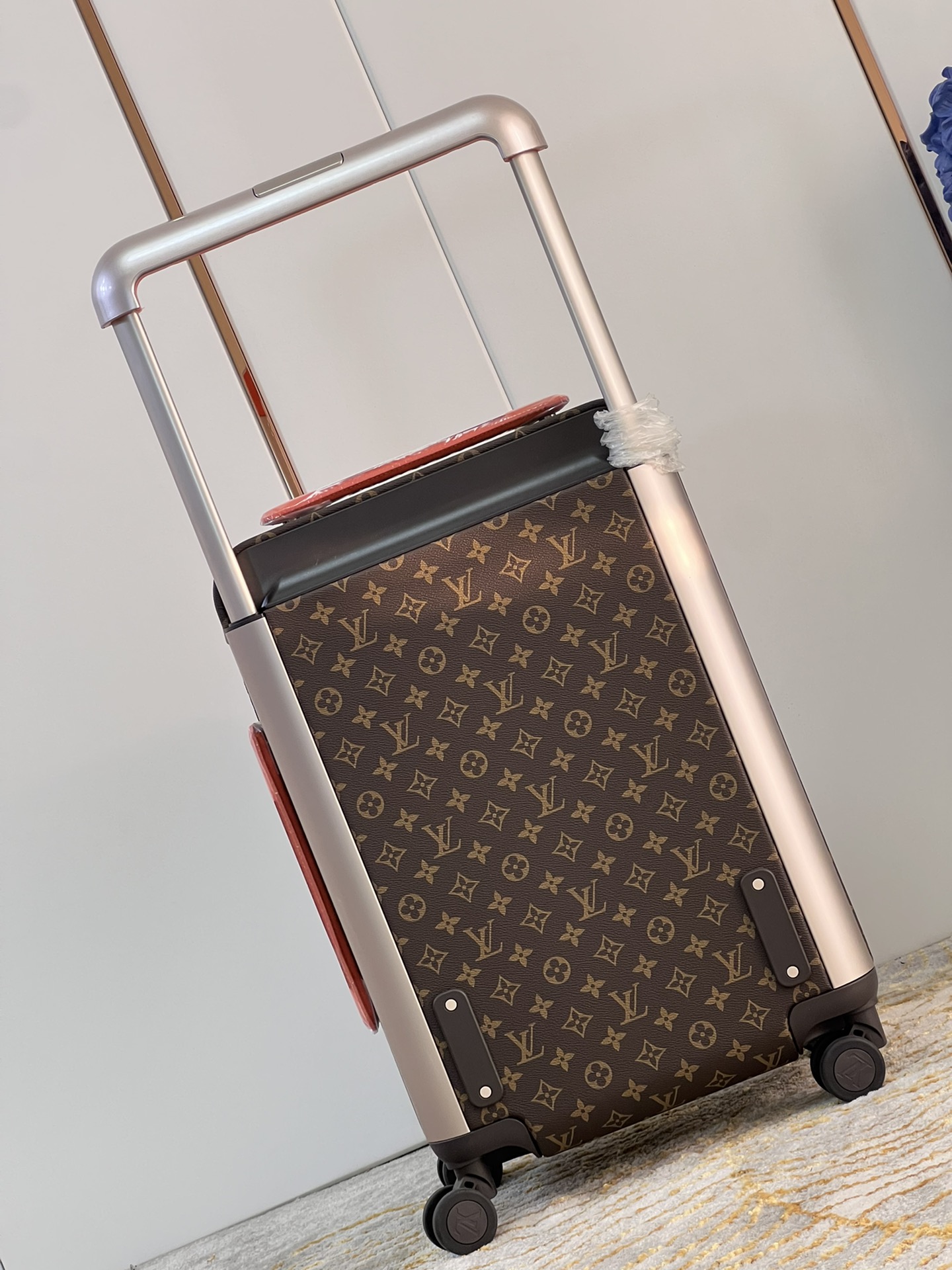 Bagsaaa L0vis Vvtt0n Monogram canvas Rolling Luggage Orange - 35*23*53CM