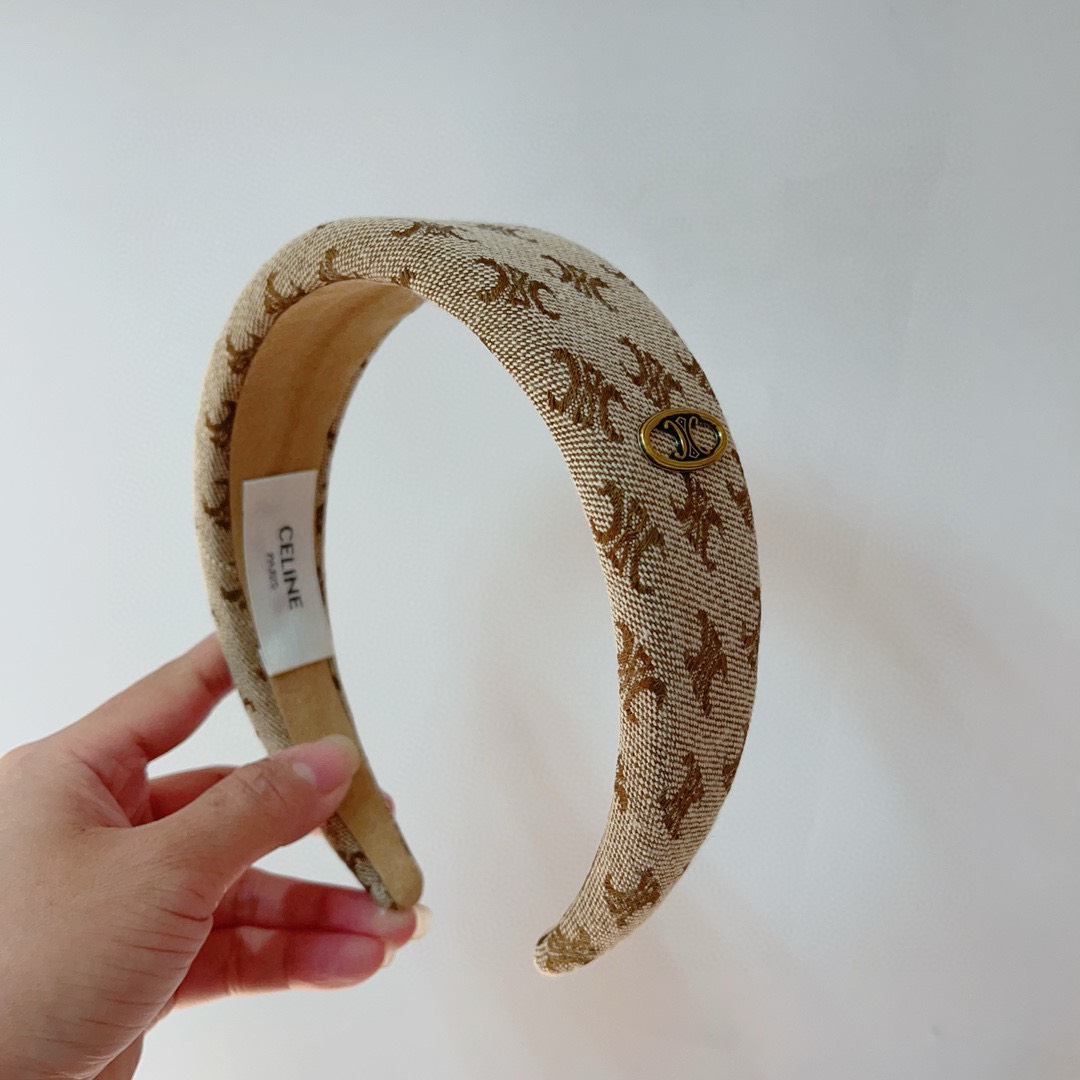 Bagsaaa Ce1i*e Triomphe Brown Headband