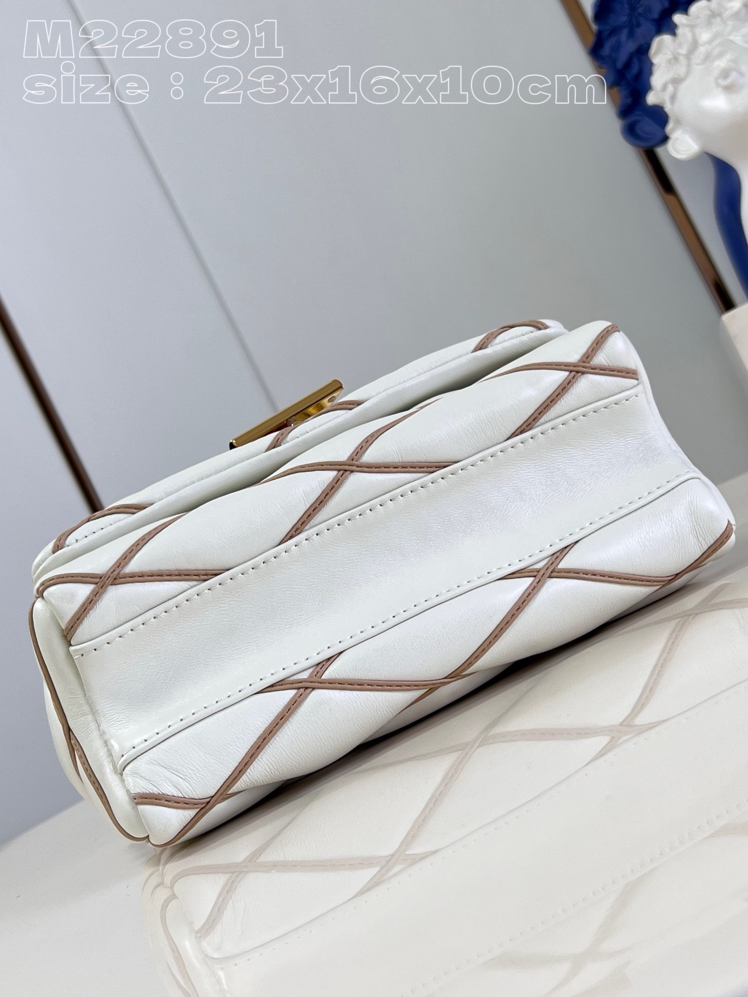 Bagsaaa L0vis Vvtt0n M25060 GO-14 MM Cream Beige - 23 x 16 x 10 cm