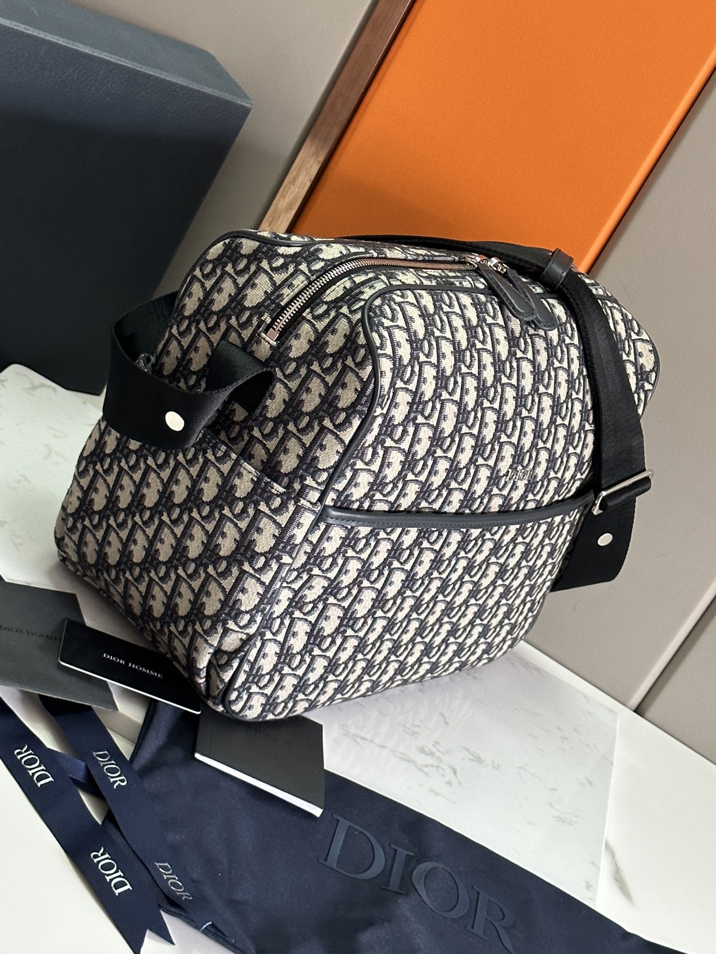 Bagsaa D10r Changing Bag Blue D10r Oblique Canvas 
