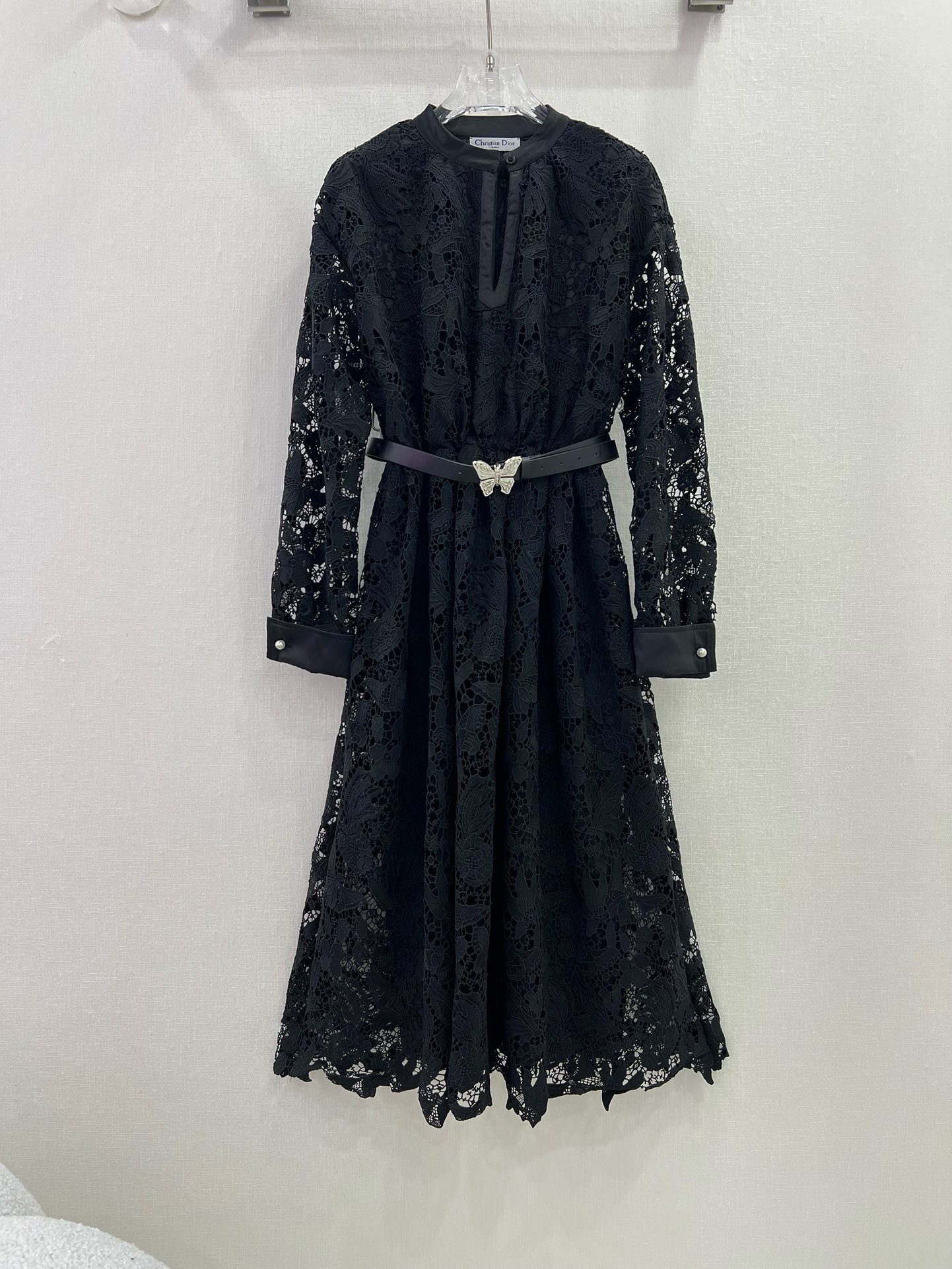 Bagsaaa D10r Mid-Length Belted Dress 