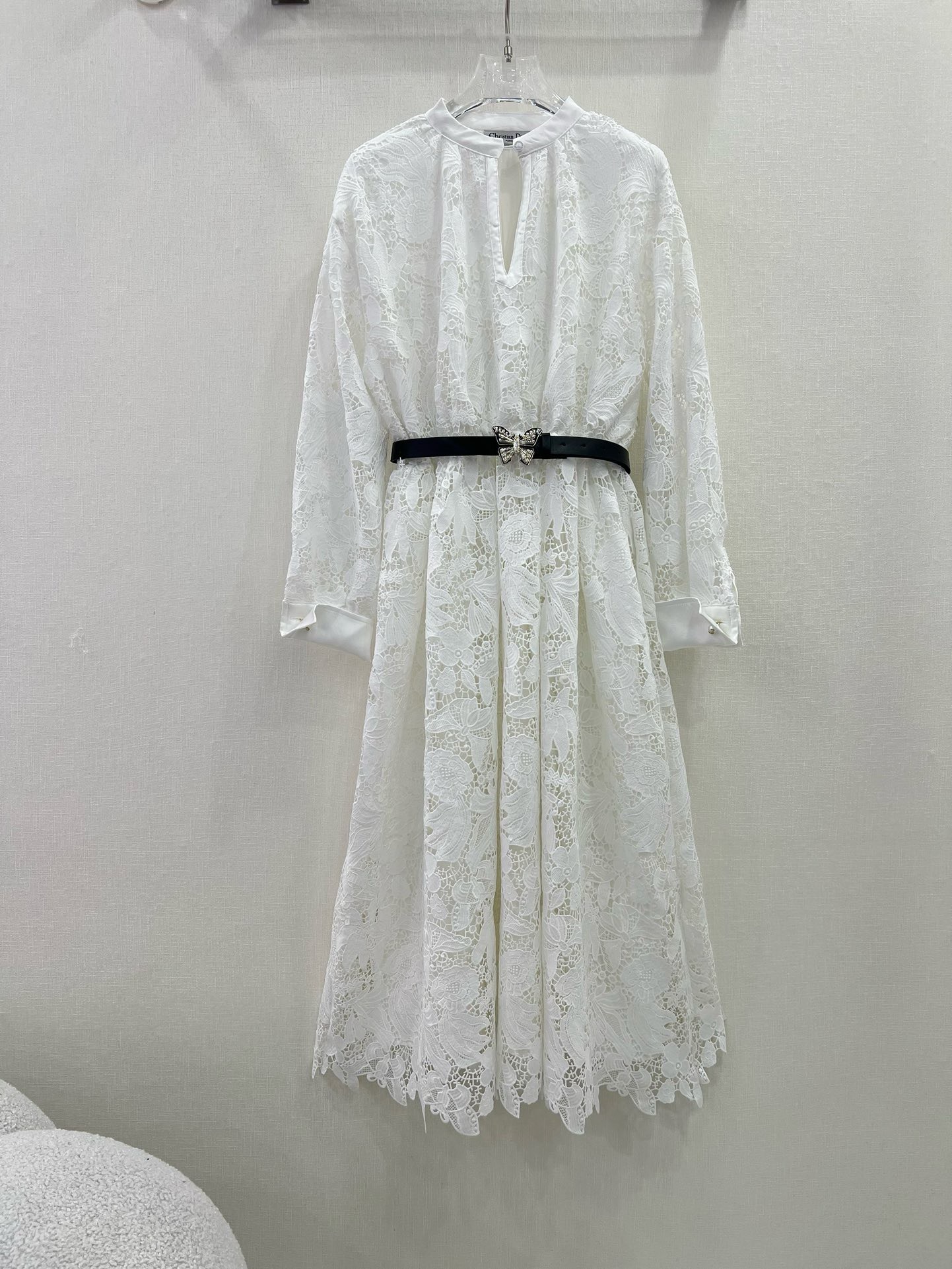 Bagsaaa D10r Mid-Length Belted Dress 