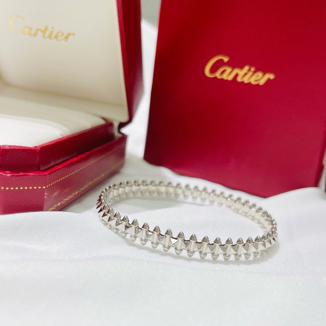 Bagsaaa Clash de Ca*t1er Bracelet, Silver