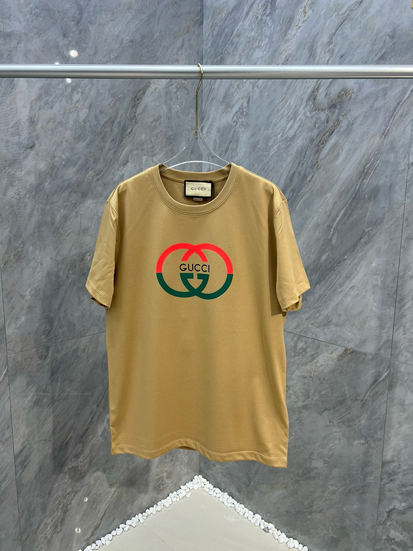 BAGSAAA Gvc*1 COTTON JERSEY PRINTED T-SHIRT