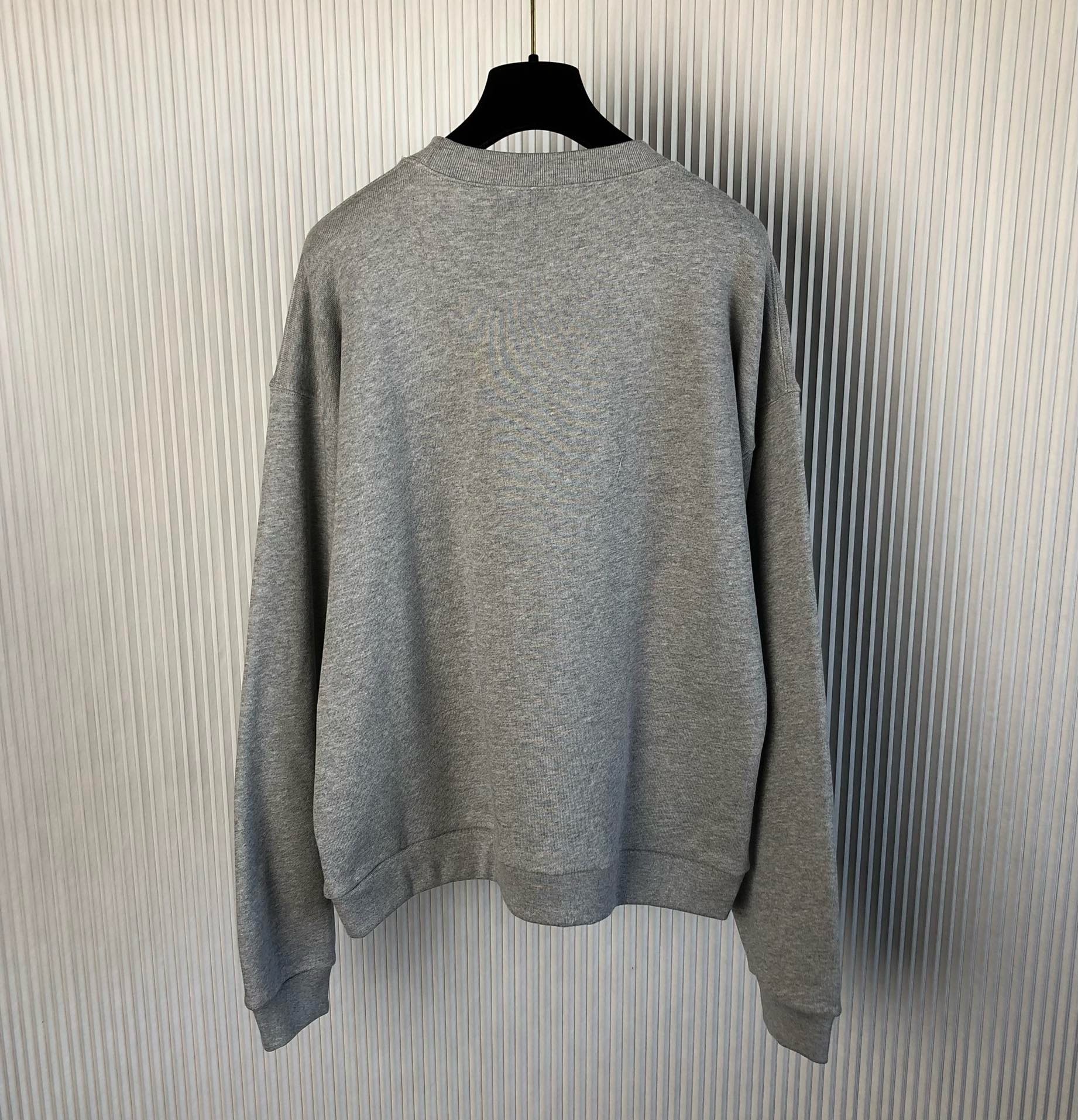 Bagsaaa Gvc*1 Sweater with Interlocking G Grey