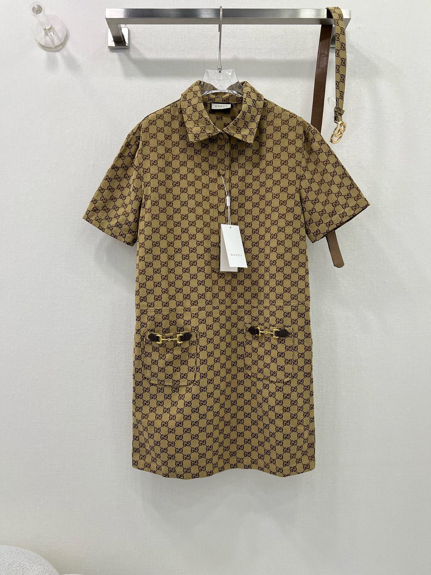 Bagsaaa Gvc*1 GG Ebony Brown Dress