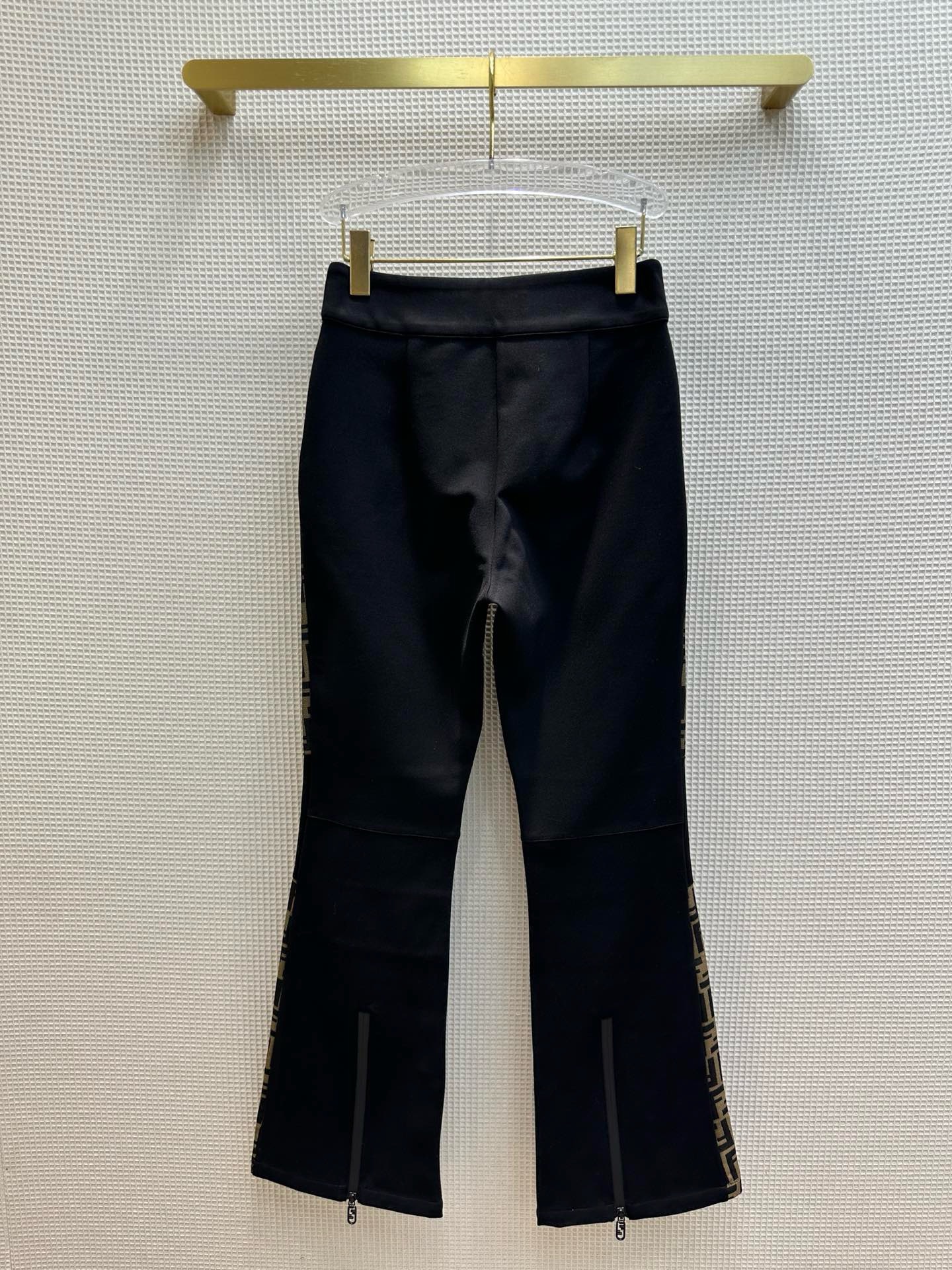 Bagsaa F**di ski trousers canvas with a FF motif