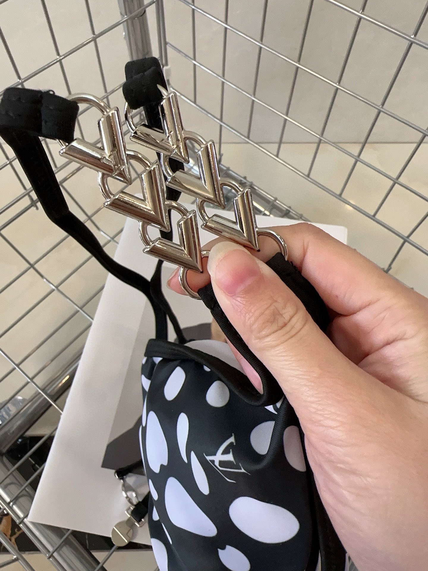 Bagsaaa L0vis Vvtt0n Black Dot Bikini 