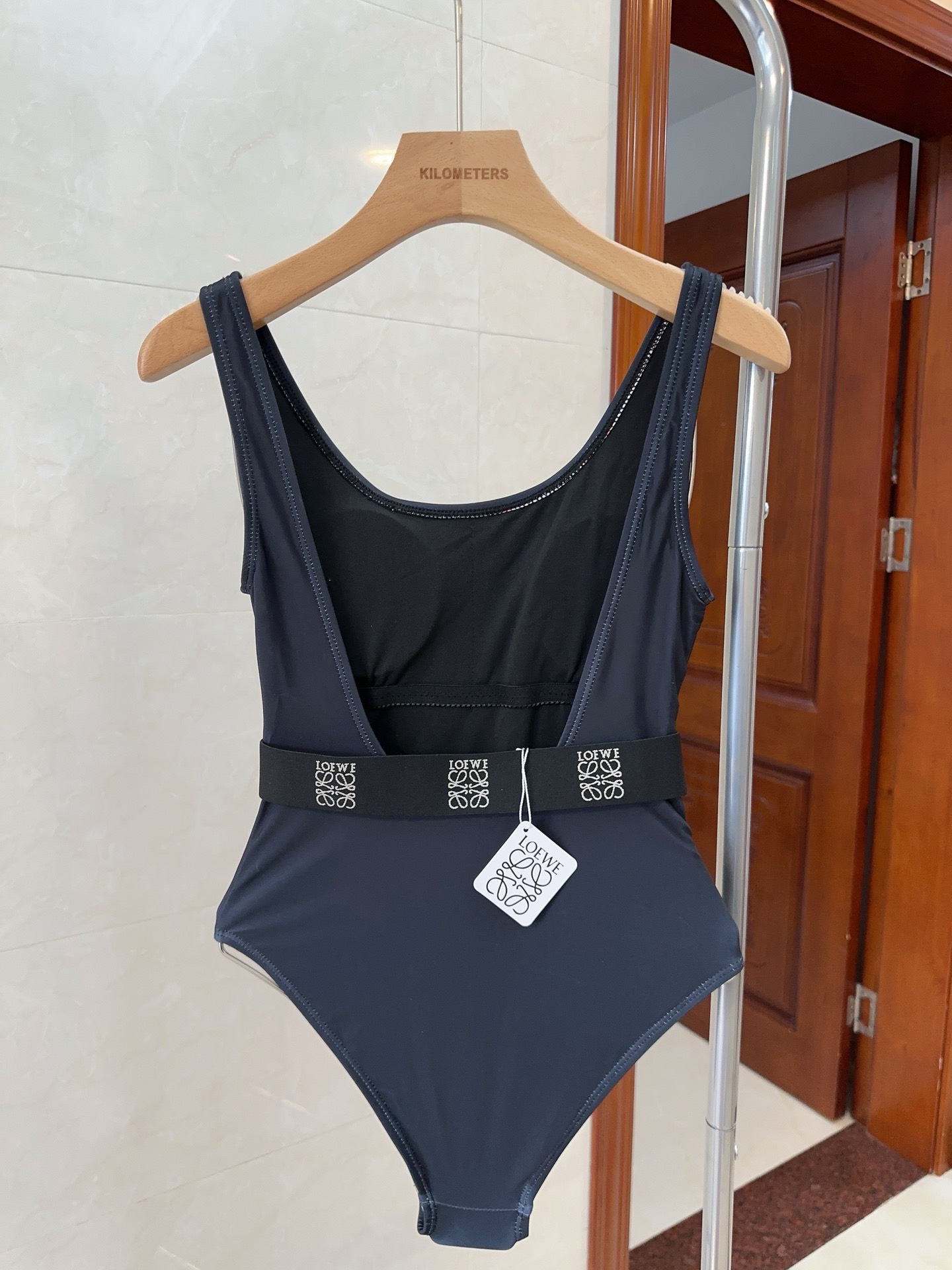 Bagsaaa L0ew* Black One Piece Swimwear