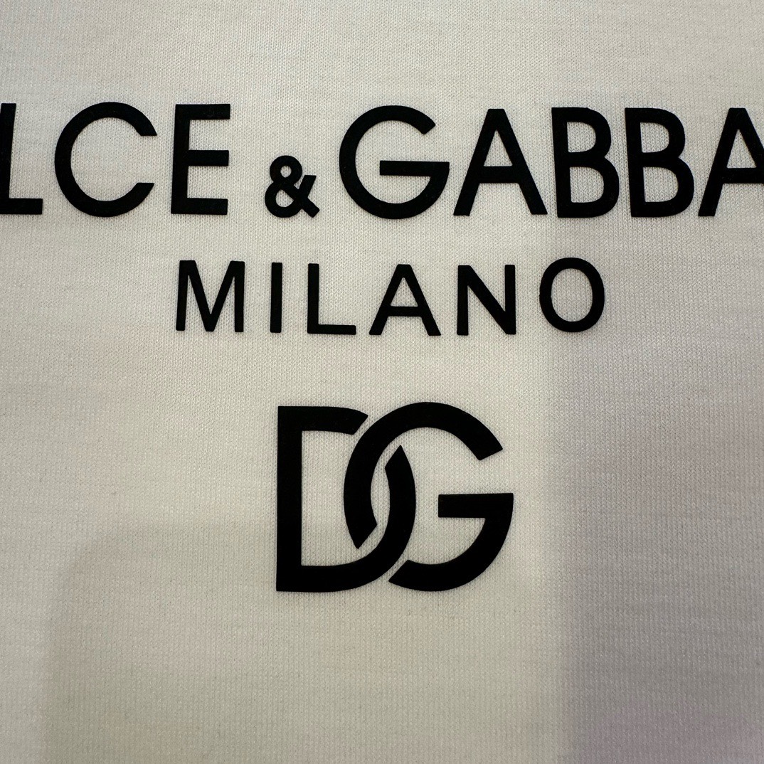 Bagsaaa DOLCE & GABBANA Cotton crew-neck white sweatshirt