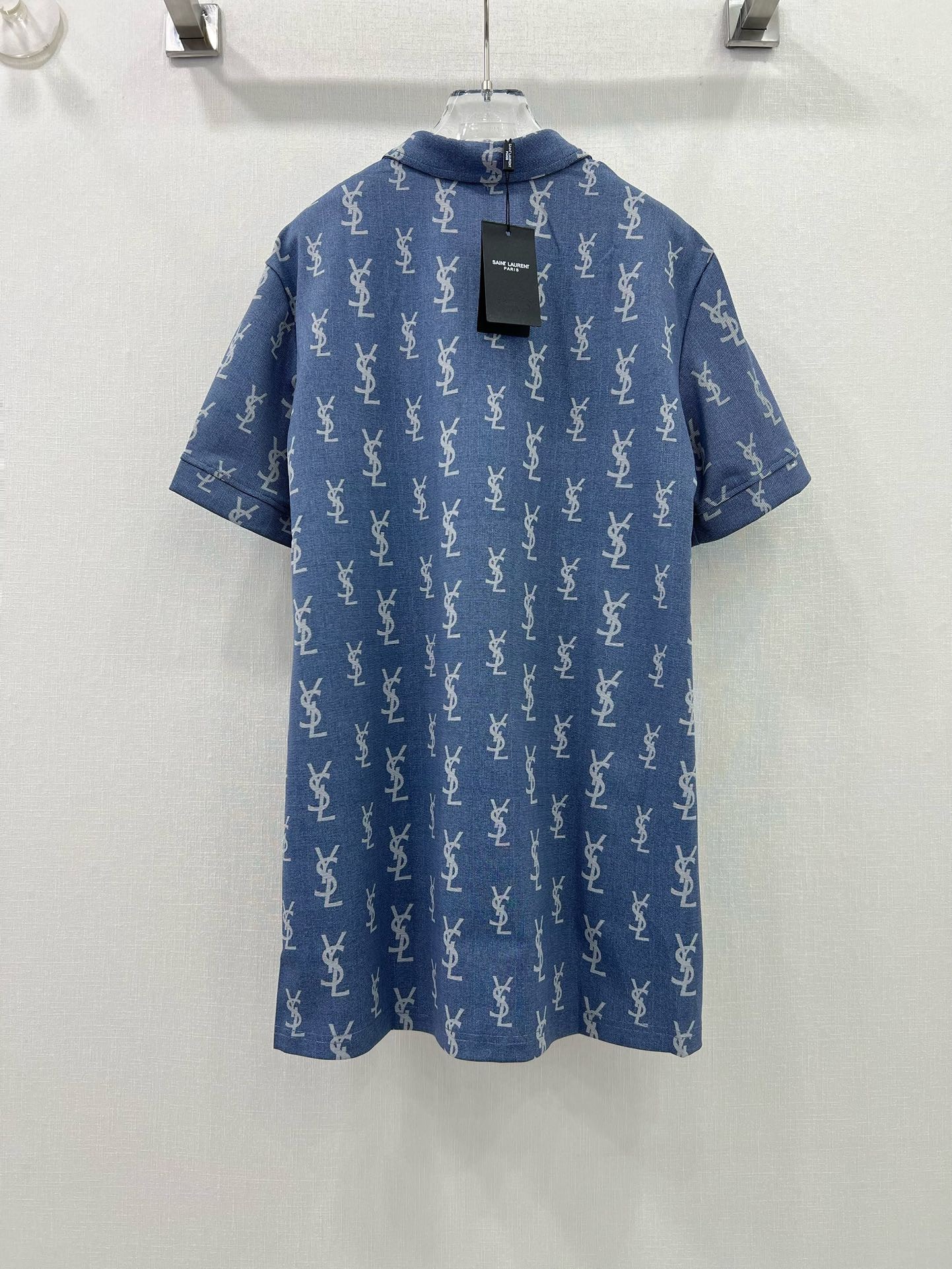 Bagsaaa Y51 Polo T-Shirt Blue 