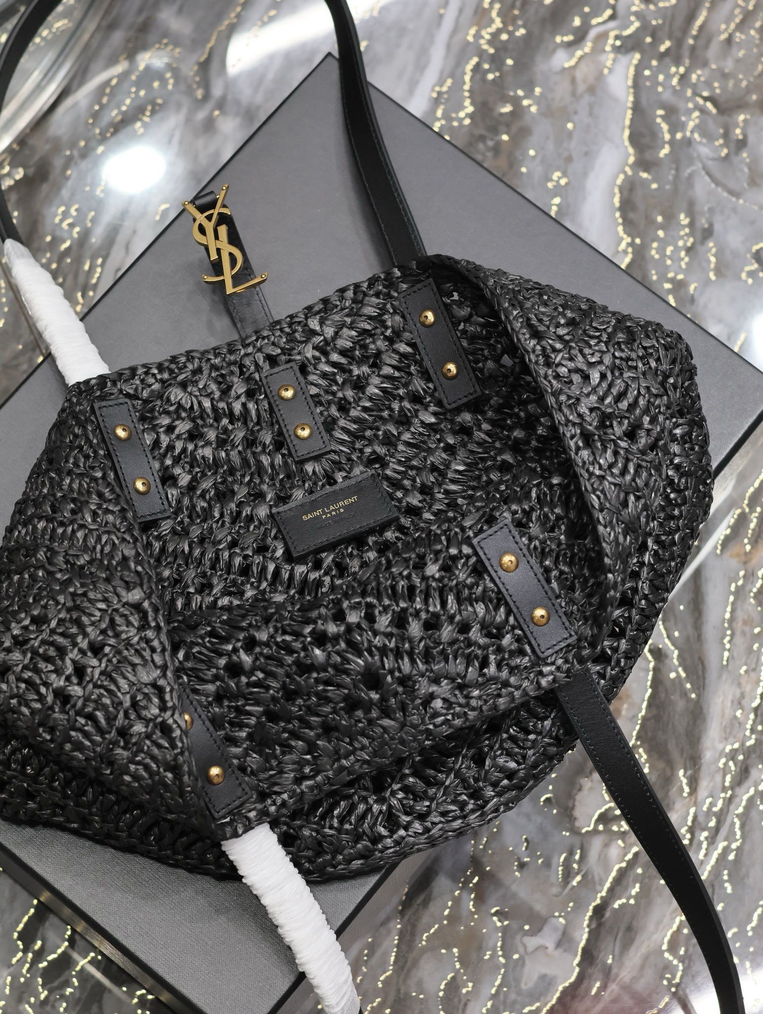 Bagsaaa Y51 Panier Black Tote - 39x20x21cm