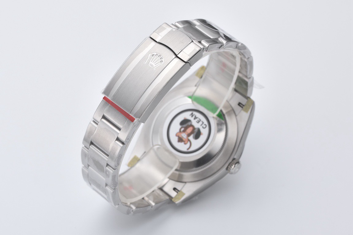 Bagsaaa R01ex OYSTER PERPETUAL Silver and yellow dial 40mm