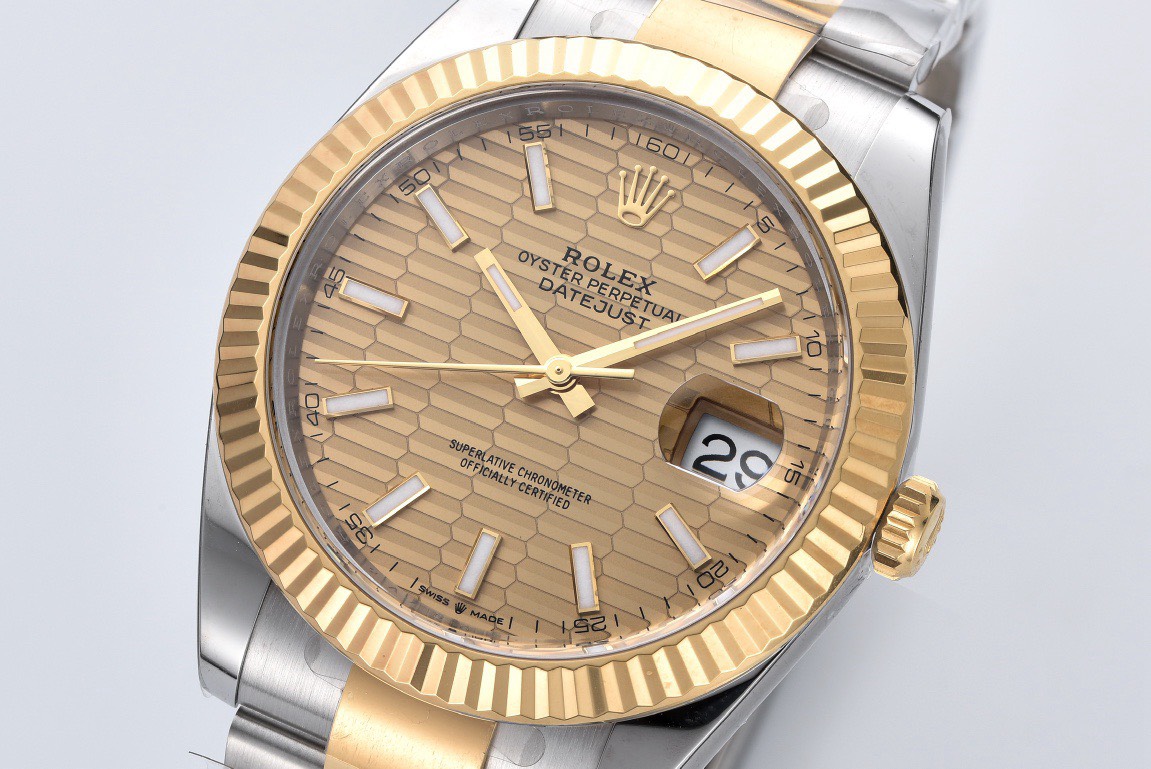 Bagsaaa R01ex Datejust 41 Gold Dial 