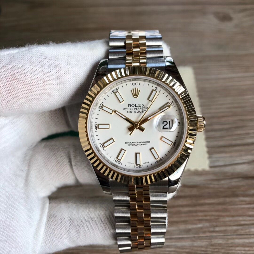 Bagsaaa R01ex Datejust White Dial Oyster Watch
