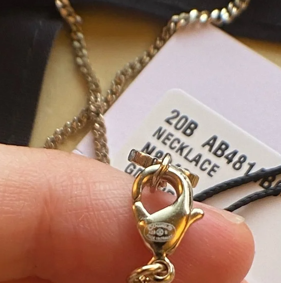 Bagsaaa Ch**el CC Pearl Necklace 
