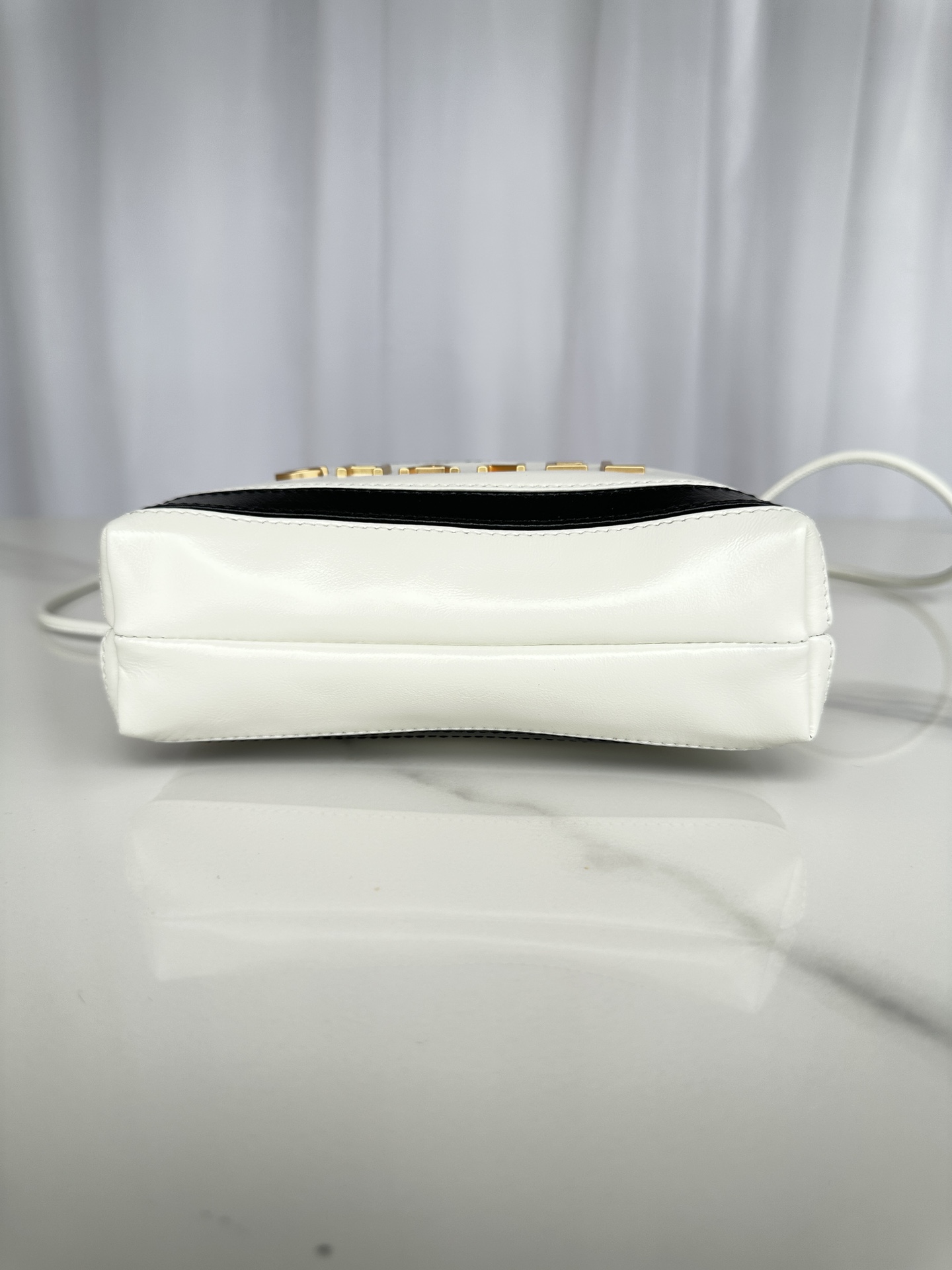 Bagsaaa Ch**el 22 Mini Handbag White & Black AS3980 - 20 × 19 × 6 cm