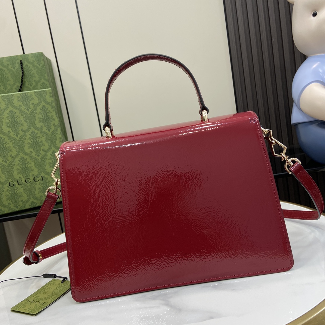 Bagsaaa Gvc*1 Dionysus Medium Top Handle Bag 795007 Red - 29 x 20 x 10.5cm