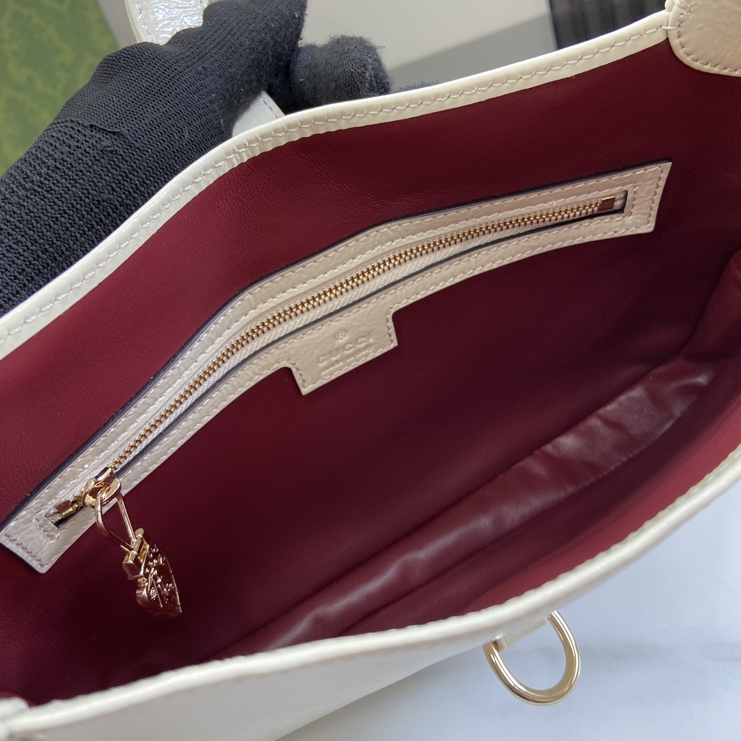 Bagsaaa Gvc*1 Jackie Small Shoulder Bag 782849 Ivory - 27.5x19x4 cm