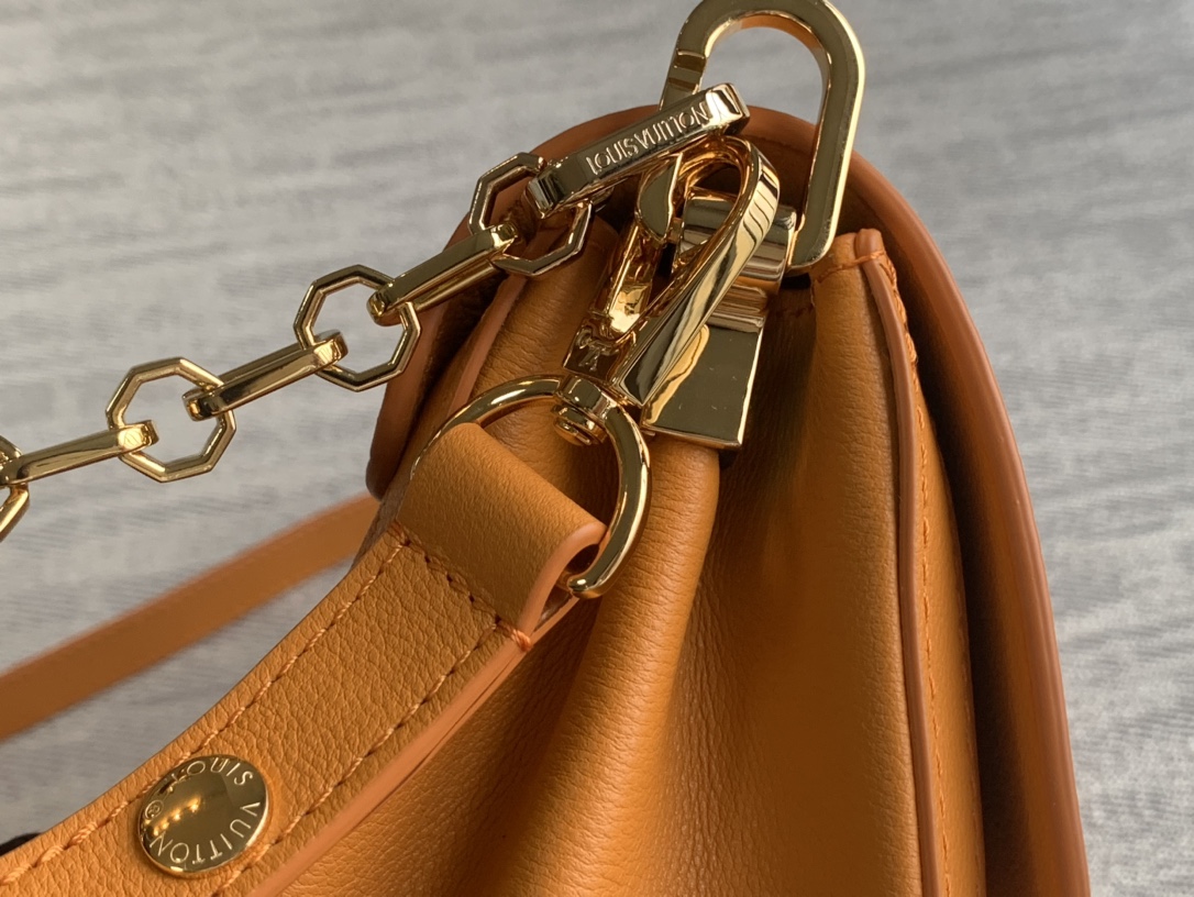Bagsaaa L0vis Vvtt0n M25048 Dauphine Soft MM Orange - 24 x 17 x 9 cm