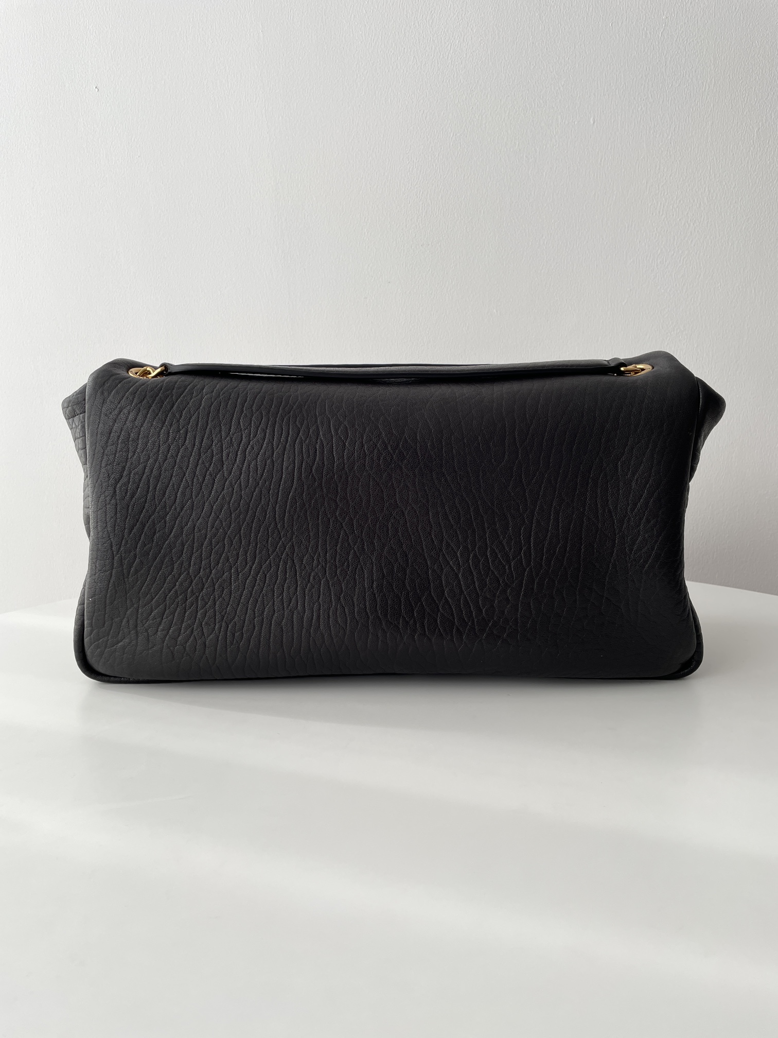 Bagsaaa Y51 Calypso Large In Grained Lambskin 777399 Black - 38cm