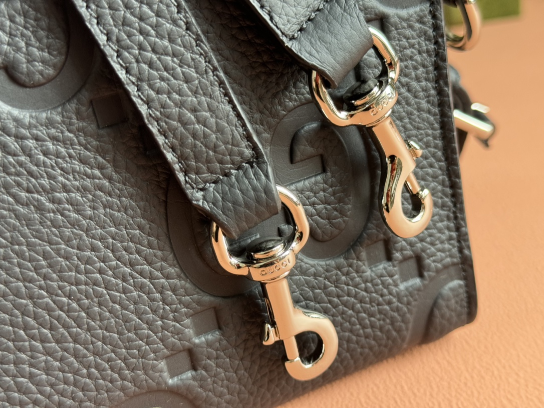 Bagsaaa Gvc*1 Jumbo GG Mini Bag 795240 Black Jumbo - 15x22x4.5 cm