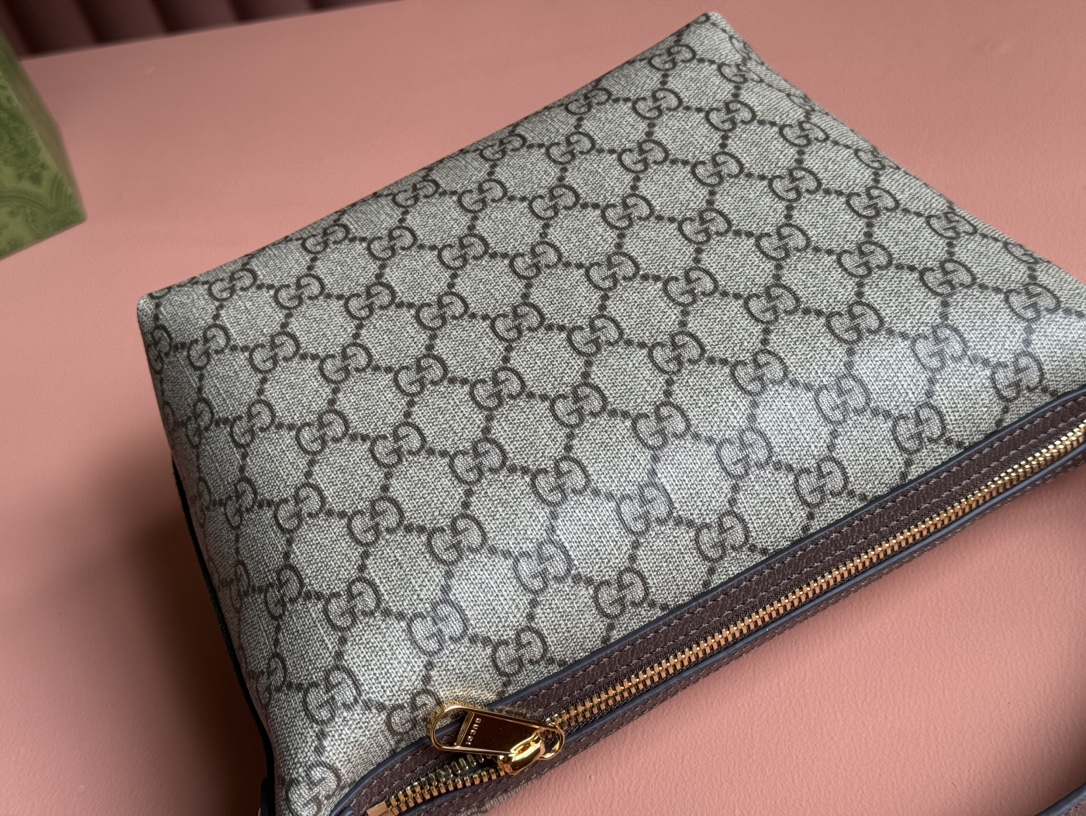 Bagsaaa Gvc*1 Ophidia S*per Mini Shoulder Bag 795170 Beige and ebony - 20x18.5x10cm