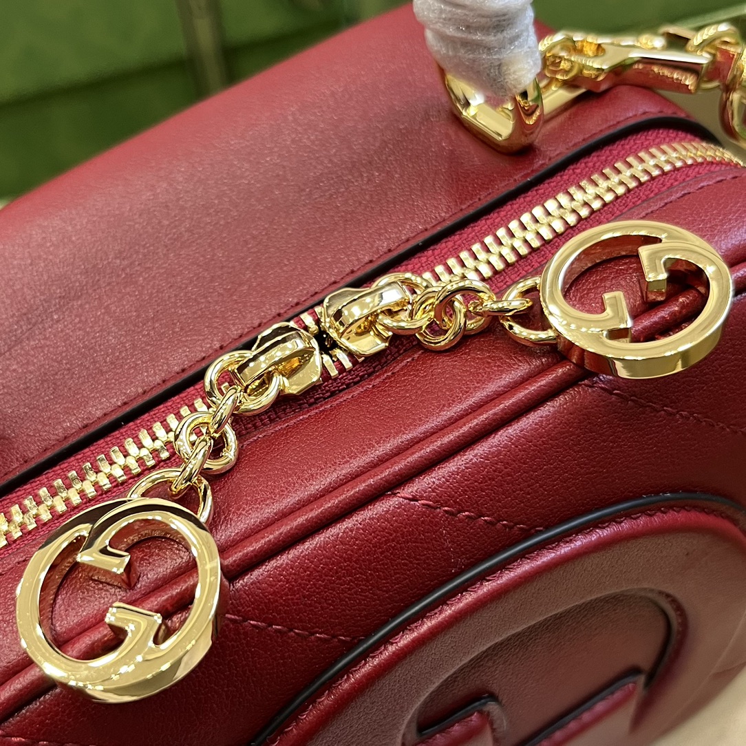 Bagsaaa Gvc*1 Blondie Top Handle Bag 744434 Red - 17x15x9 cm