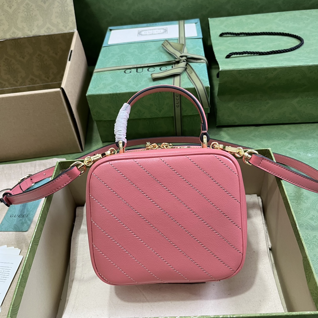 Bagsaaa Gvc*1 Blondie Top Handle Bag 744434 Pink - 17x15x9 cm
