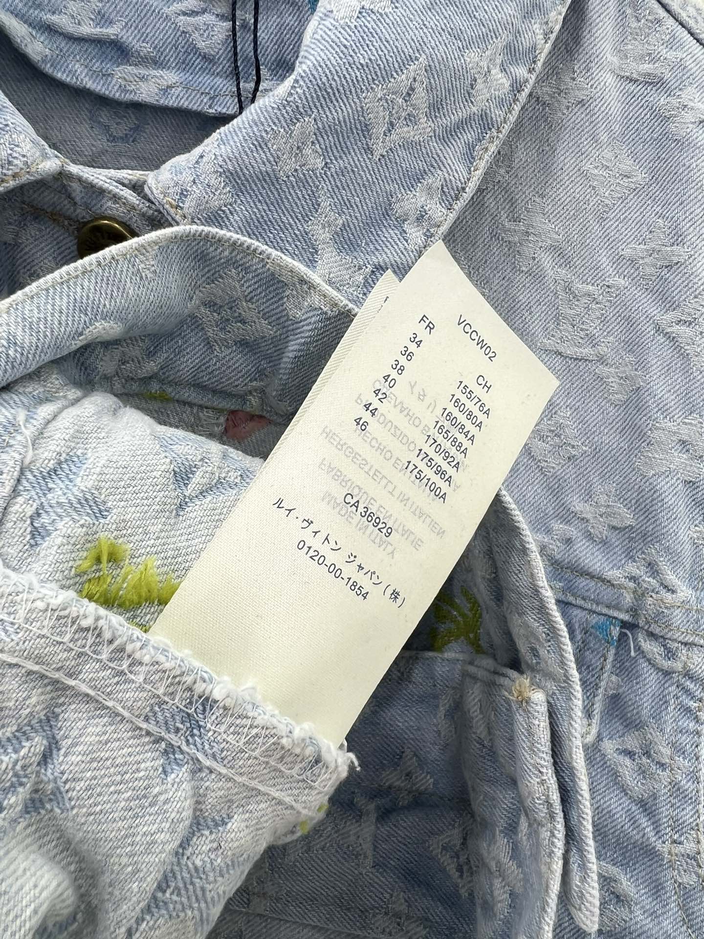 Bagsaaa LV Monogram Denim Jacket