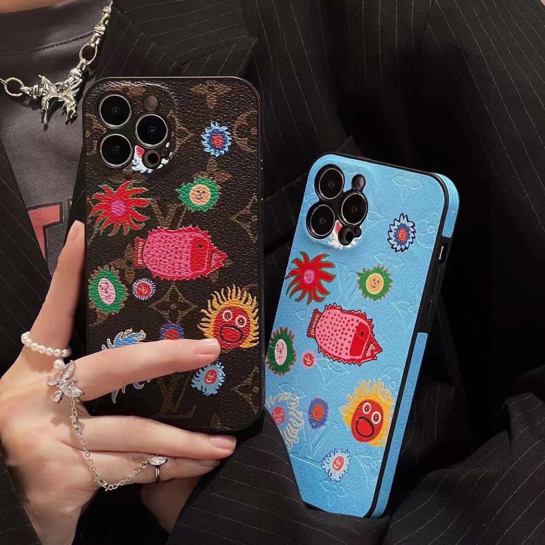 Bagsaaa L0vis Vvtt0n Blue Phone Case