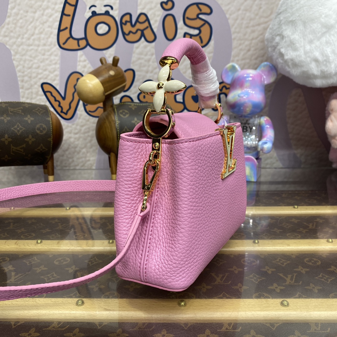 Bagsaaa L0vis Vvtt0n M24989 Capucines Mini Pink - 21 x 14 x 8 cm