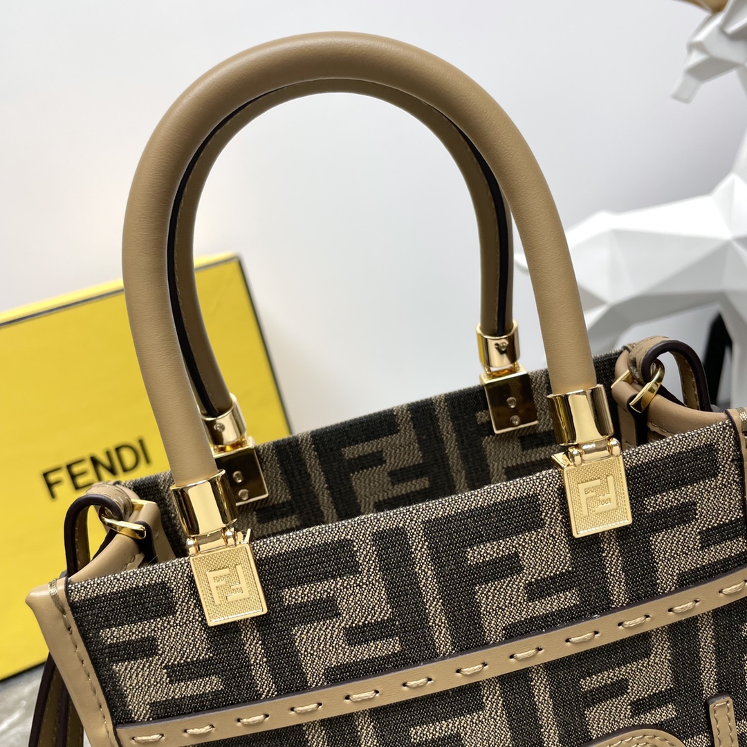 Bagsaaa F**di Mini Tote - 16.5x6x17.5cm