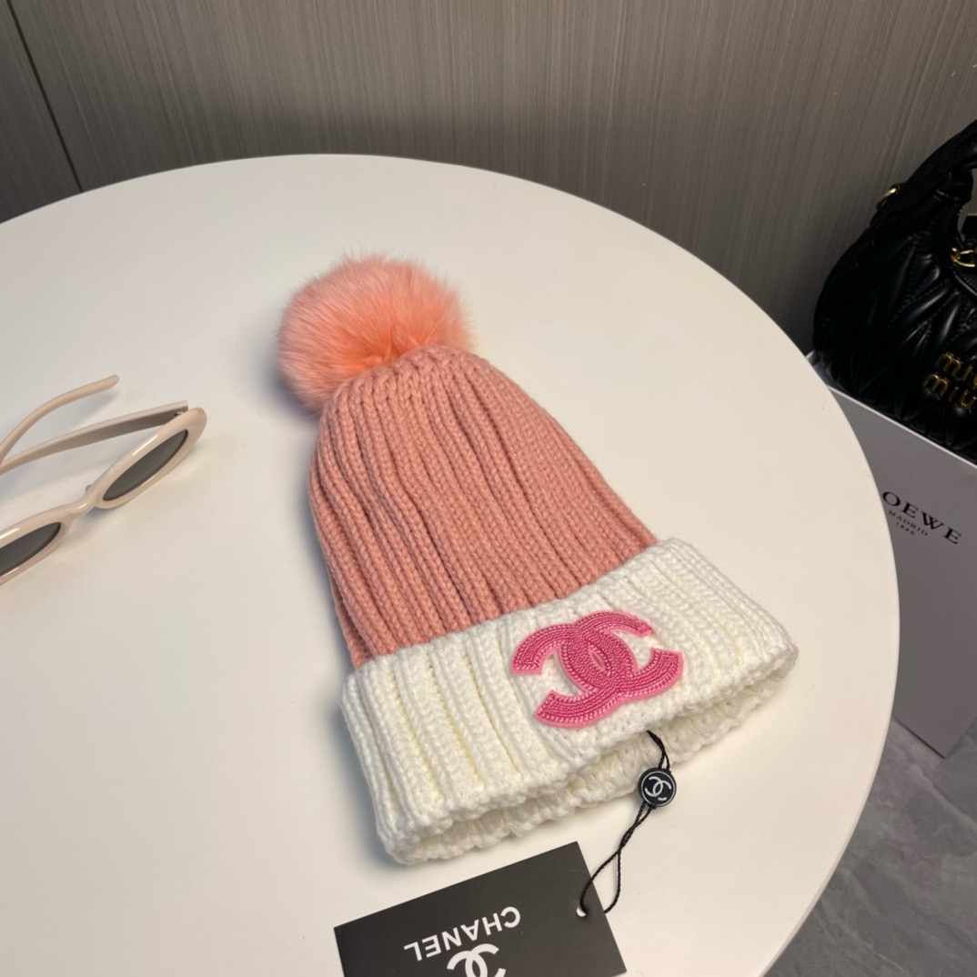 Bagsaaa Ch**el Wool Beanie 02