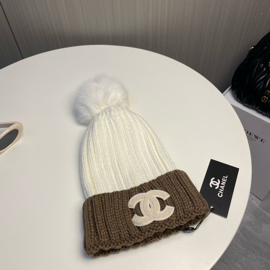 Bagsaaa Ch**el Wool Beanie 05