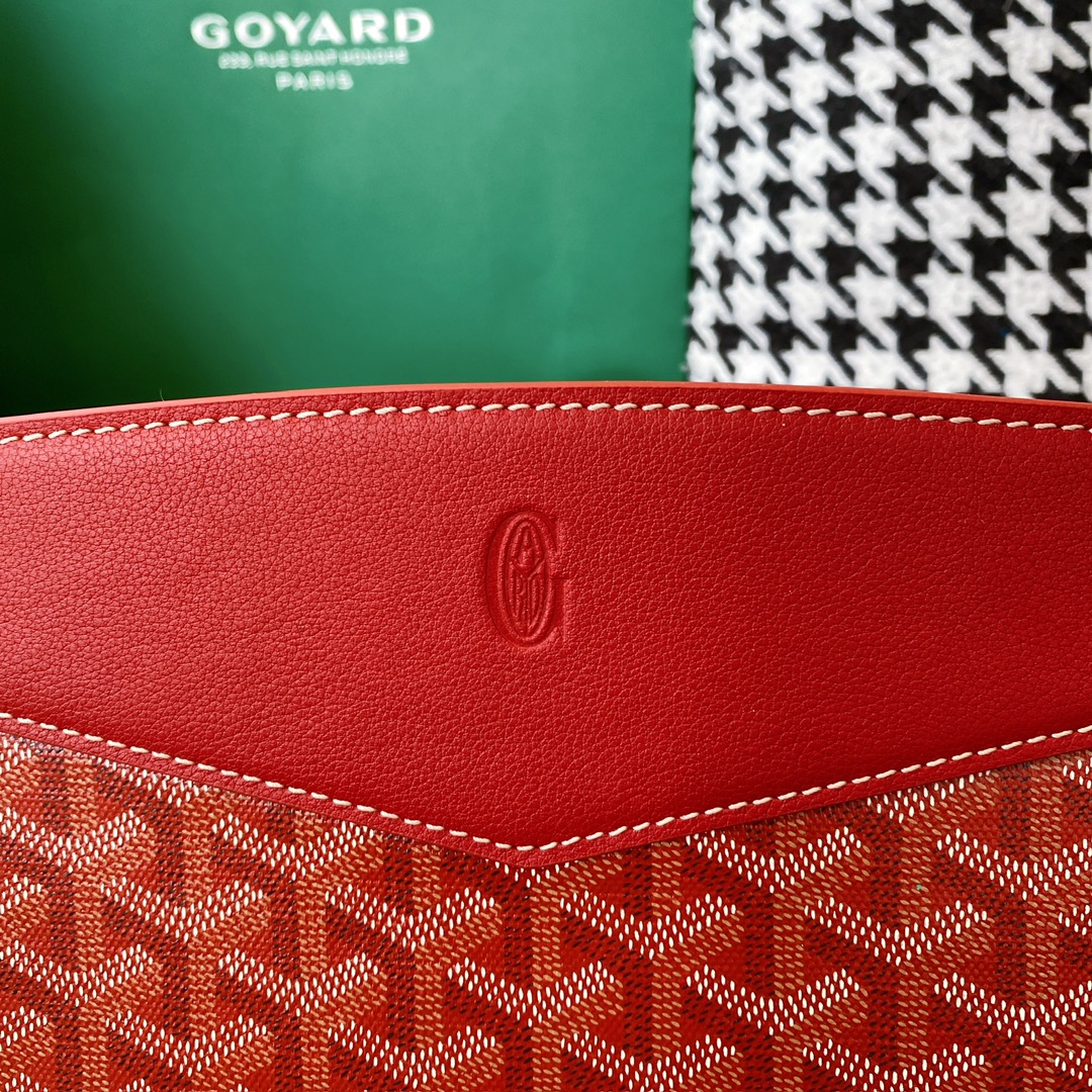 Bagsaaa G09ard Rouette Structuré PM Bag Red - 25.5 x 9 x 18 cm
