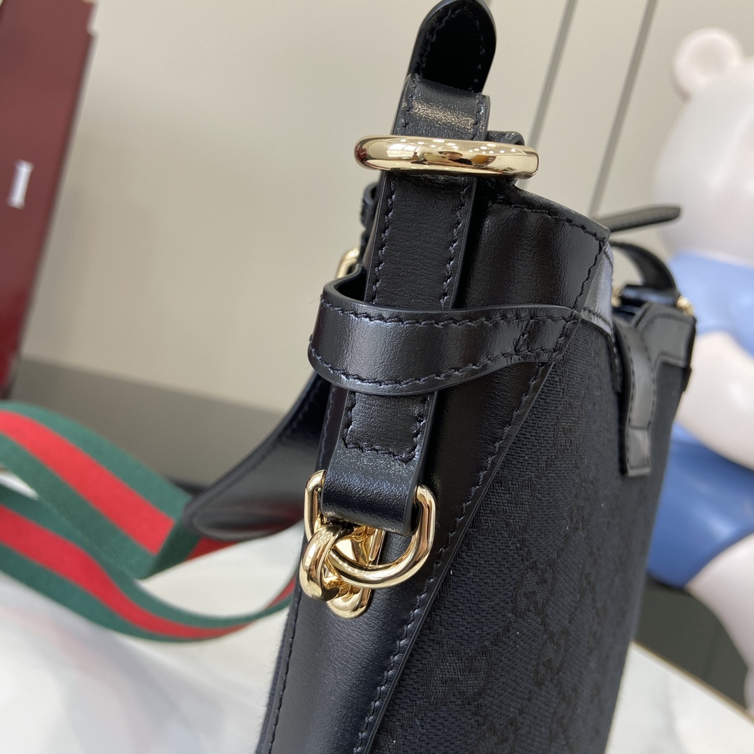 Bagsaaa GG mini bucket shoulder bag black 782919 - 16 x 19.5 x 5.5 cm