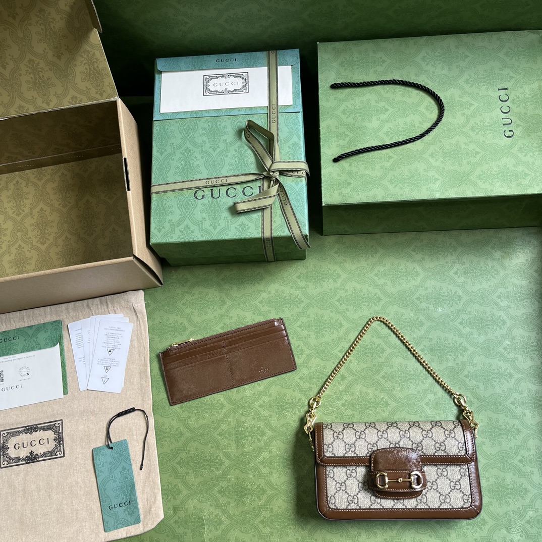 Bagsaaa Gvc*1 Horsebit 1955 mini bag 752002 - 12.5x21.5x3 cm