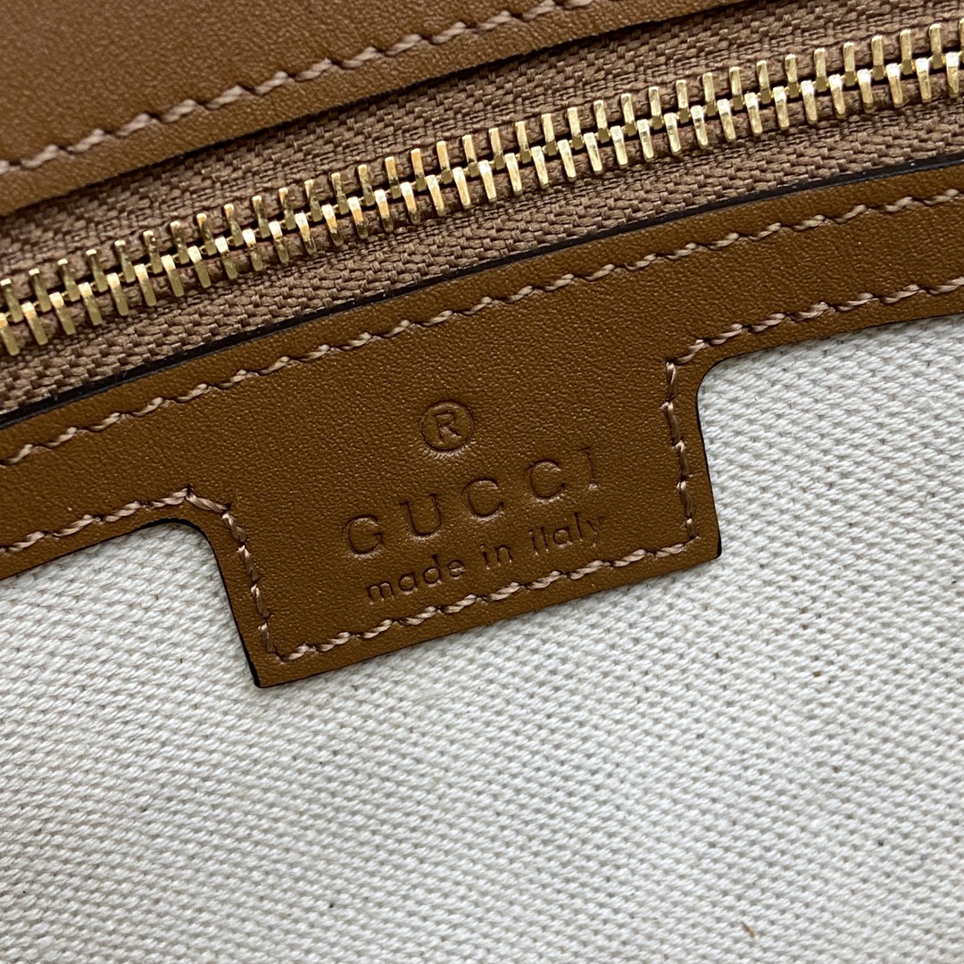 Bagsaaa Gvc*1 Blondie Small Top Handle Bag 815714 Brown & canvas - 27 x 17 x 7cm
