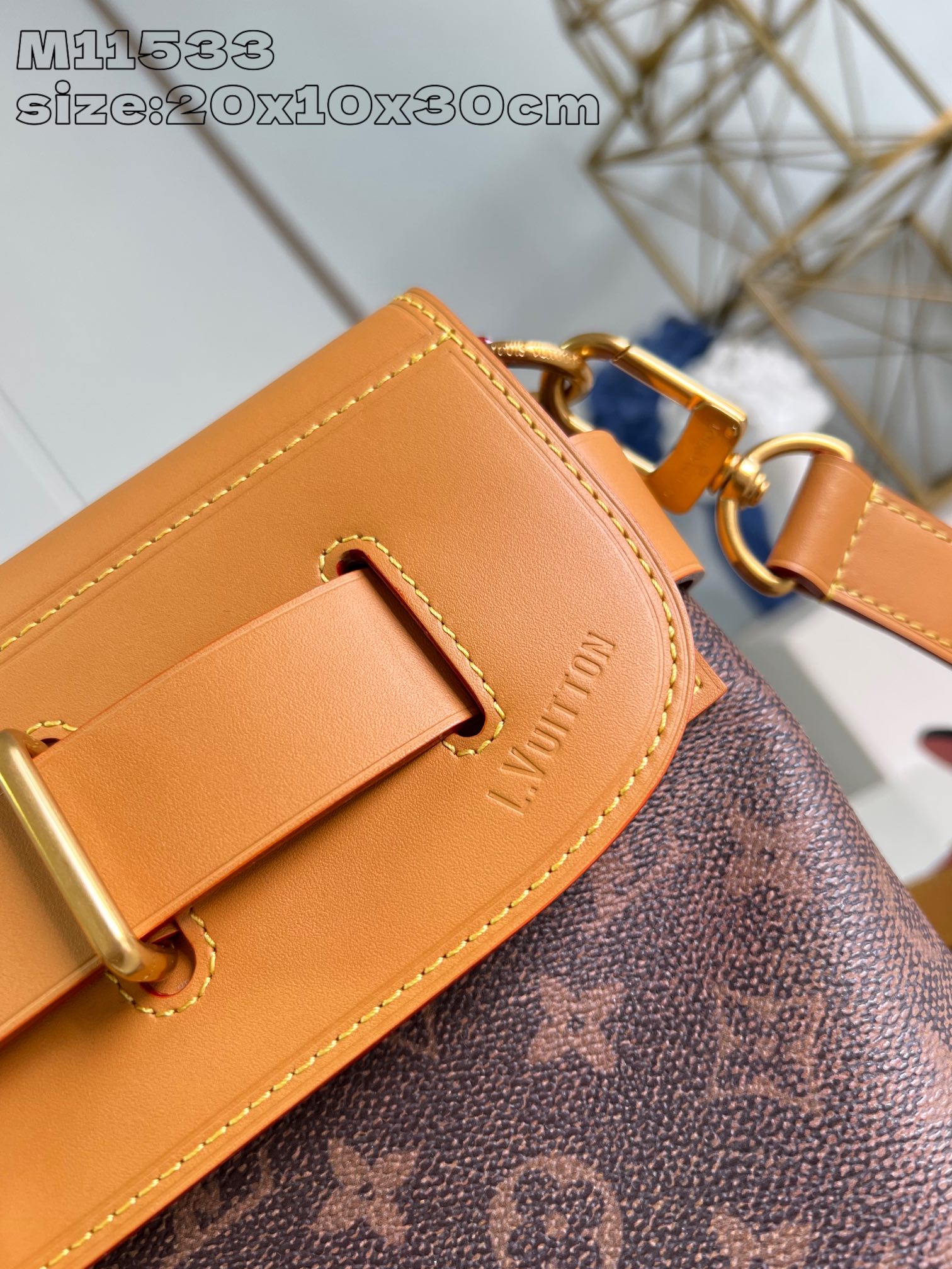 Bagsaaa L0vis Vvtt0n M11533 Steamer Crossbody Monogram Dust - 20 x 10 x 30 cm