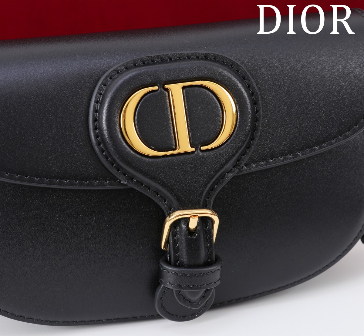 Bagsaaa D10r Bobby Mini Bag Black Box Calfskin - 17.5 x 11 x 3.5 cm